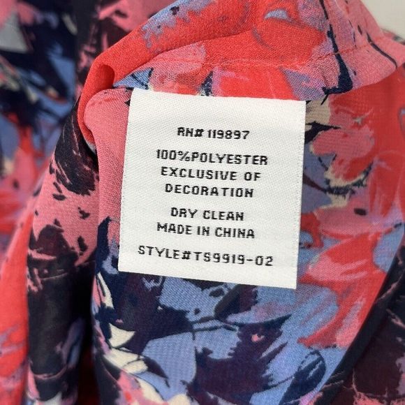 NWT Collective Concepts Women Sleeveless Top Medium Floral Multicolor Crochet - Picture 7 of 7